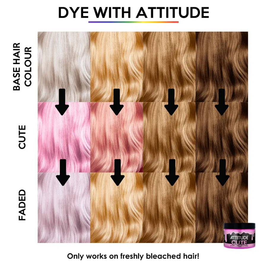 ATTITUDE CUTE pastel pink 135ml - Image 4
