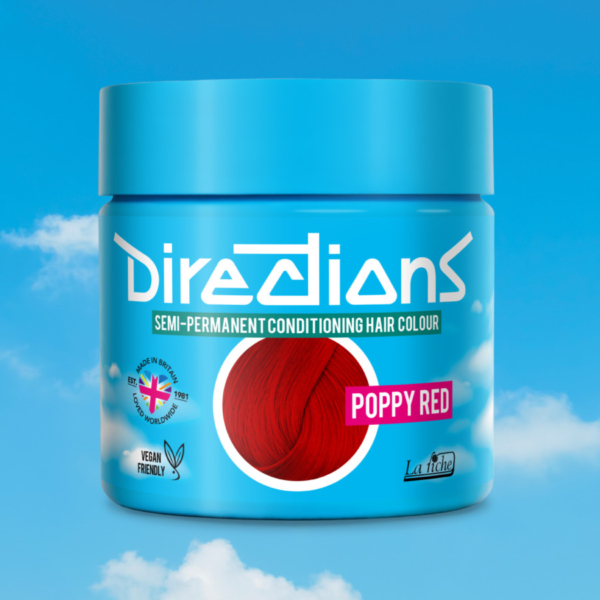 DIRECTIONS poppy red 100 ml (4x) - Image 3
